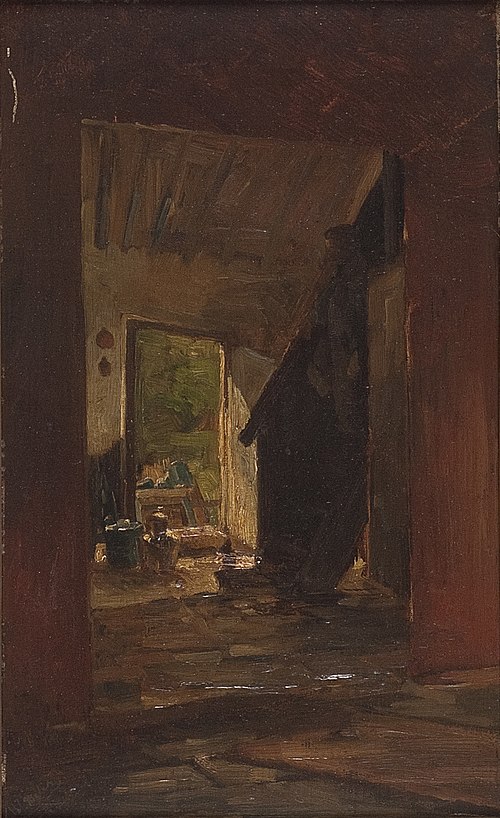 Interieur van een boerenwoning, 1899, Henricus Johannes Melis