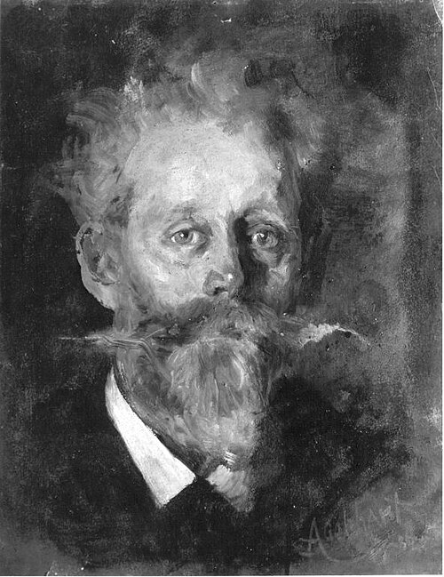 Der Vater des Künstlers, 1886, Adolf Gebhart