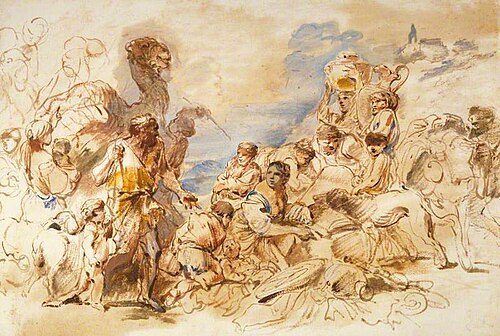 Rachel Hiding the Idols, 1650, Giovanni Benedetto Castiglione