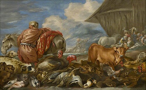 Entering Noah's Ark, , Giovanni Benedetto Castiglione