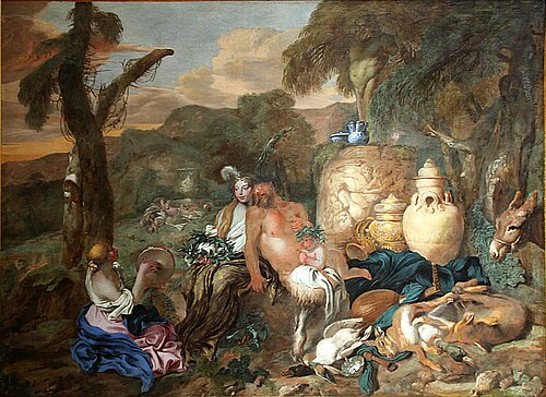 Bacchante et Satyre, 1650, Giovanni Benedetto Castiglione