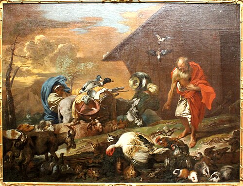 In Front of Noah's Ark (Dresden), , Giovanni Benedetto Castiglione