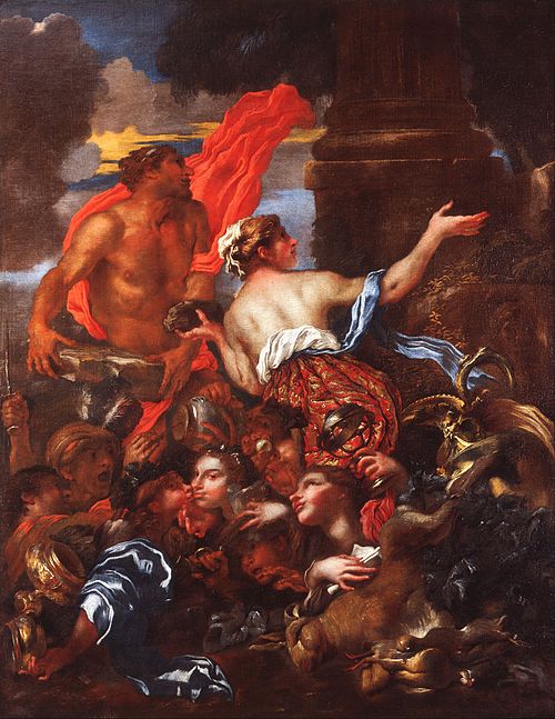 Deucalion and Pyrrha, 1655, Giovanni Benedetto Castiglione
