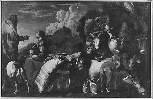Noahs Aufbruch, 1636, Giovanni Benedetto Castiglione