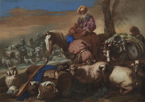 The Oath of Abraham’s Servant, 1654, Giovanni Benedetto Castiglione