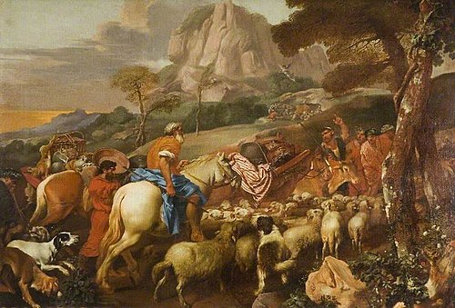 The Angel Appearing to the Shepherds, 1650, Giovanni Benedetto Castiglione