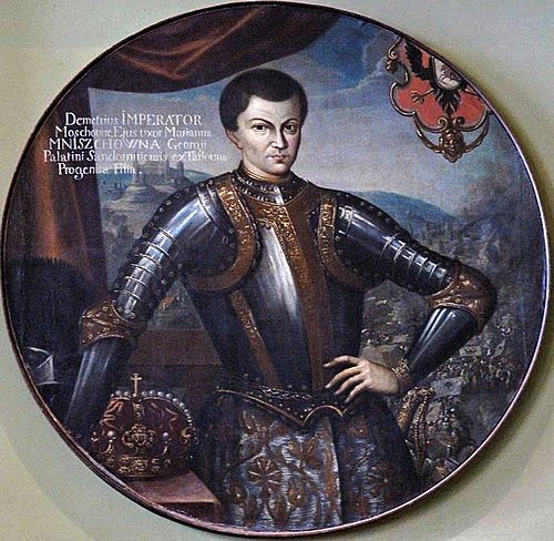 False Dmitriy I in Coronation Robes, 1606, Szymon Boguszowicz