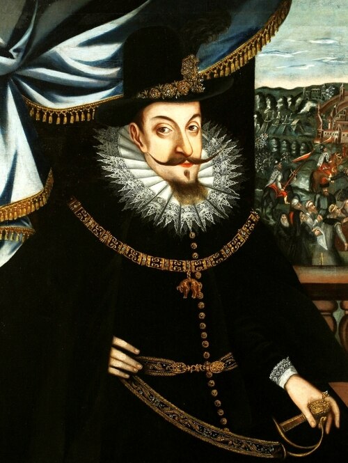 Portrait of Sigismund III Vasa., 1612, Szymon Boguszowicz
