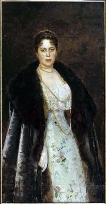 Portrait of Margaret K. Morozova, 1897, Nikolai Bodarevsky