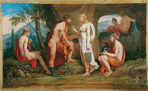 Perseus and the Nymphs, 1800, Monogrammist A. P.