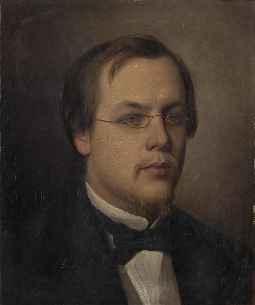 Portrait of S.P. Botkin, 1862, Mikhaïl Botkine