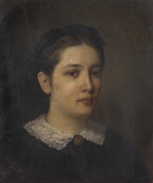 Portrait of A.A. Botkina, 1862, Mikhaïl Botkine