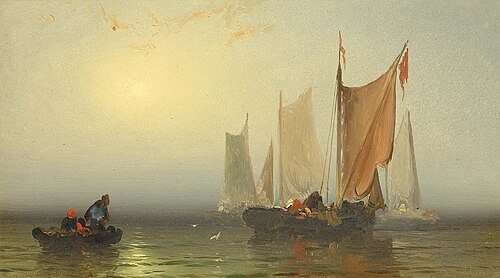Marine Study, 1880, Franklin D. Briscoe