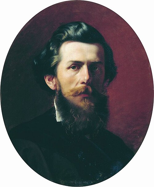 Porträt des Alexei Bogoliubov, 1856, Fyodor Bronnikov