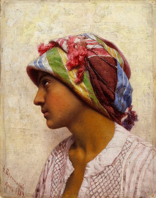 The Italian Girl, 1889, Fyodor Bronnikov