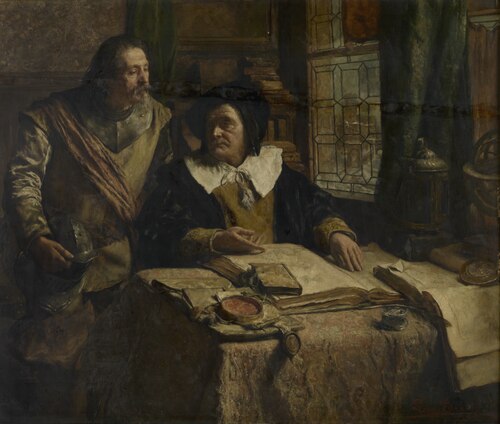 The Geographer, 1891, Leon Brunin