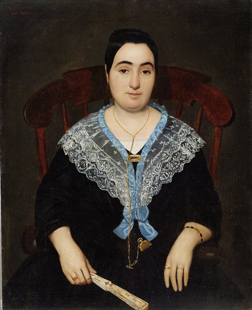 Portrait of Gracieuse Molliere Atkinson, 1849, Alfred W. Boisseau