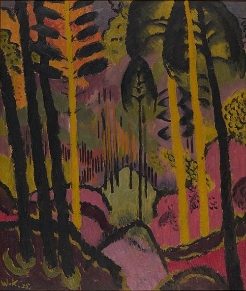 Trunks and Foliage, 1925, Johann Walter-Kurau