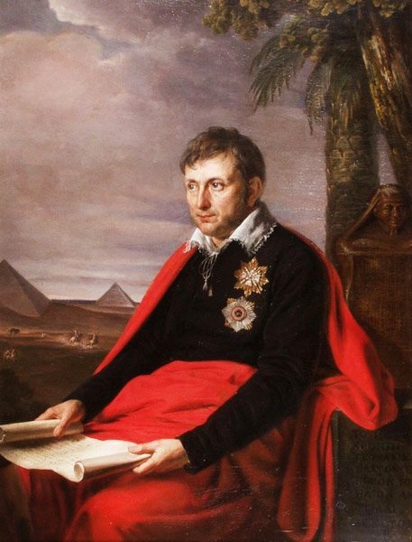 Jan Potocki with the Pyramides, 1810, Alexandre Varnek