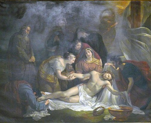 Le Christ déposé de la Croix, 1827, Amélie Legrand de Saint-Aubin