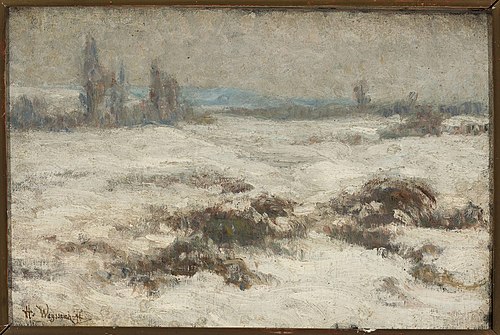 Winter landscape, , Henryk Weyssenhoff