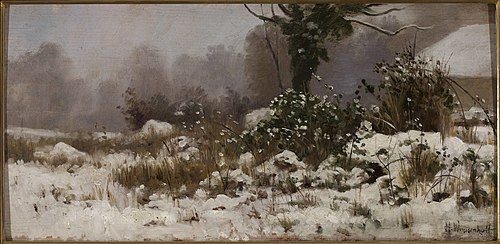 Winter landscape, 1903, Henryk Weyssenhoff