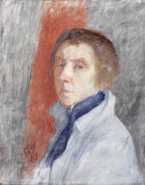 Autoportrait, 1917, Maria Wiik
