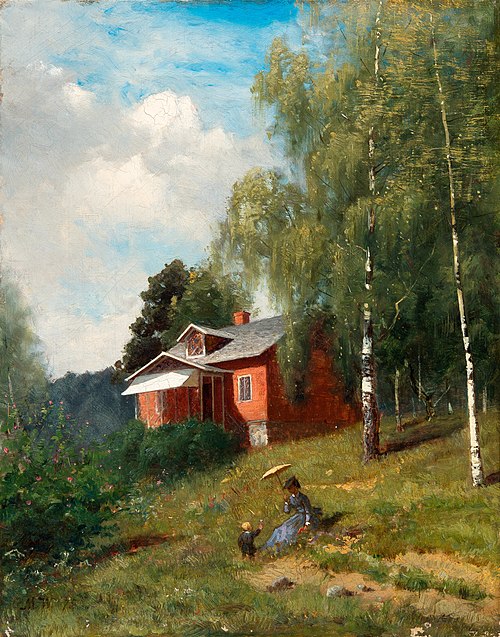 Summer idyll, 1875, Maria Wiik