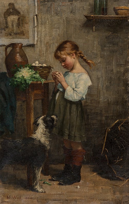 An Unlikely Duo, 1882, Maria Wiik