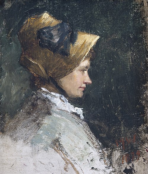 Portrait of Amélie Lundahl, 1879, Maria Wiik