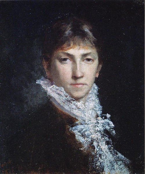 Maria Wiik self-portrait, 1881, Maria Wiik
