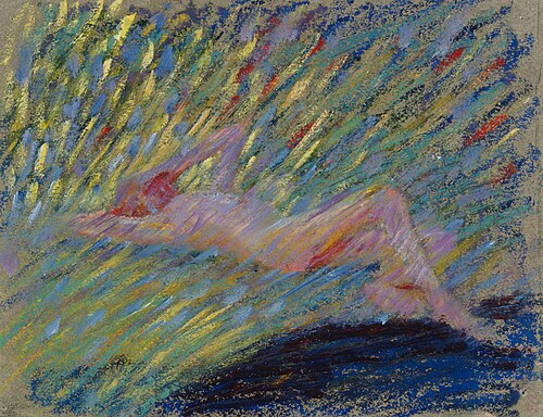 Naked Lying Female Model, 1904, Maria Wiik