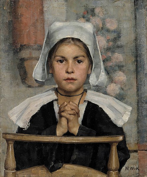 In the Church, 1884, Maria Wiik