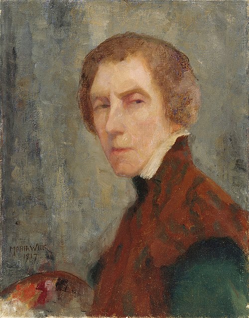 Autoportrait, 1917, Maria Wiik