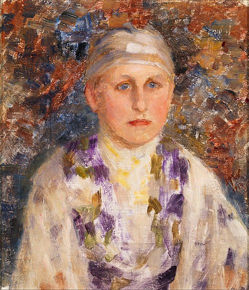 Breton woman, 1914, Maria Wiik