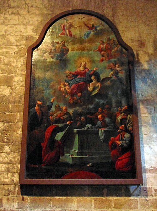 Assumpció de la Mare de Déu amb tots els sants, 1728, Antoni Viladomat i Manalt
