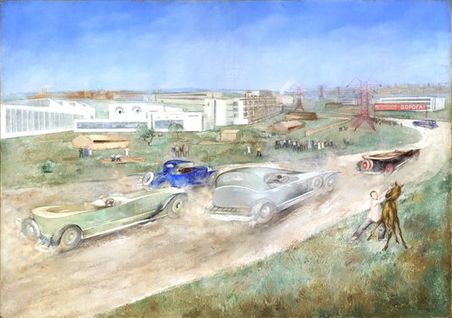 Автопробег (картина), 1930, Piotr Williams