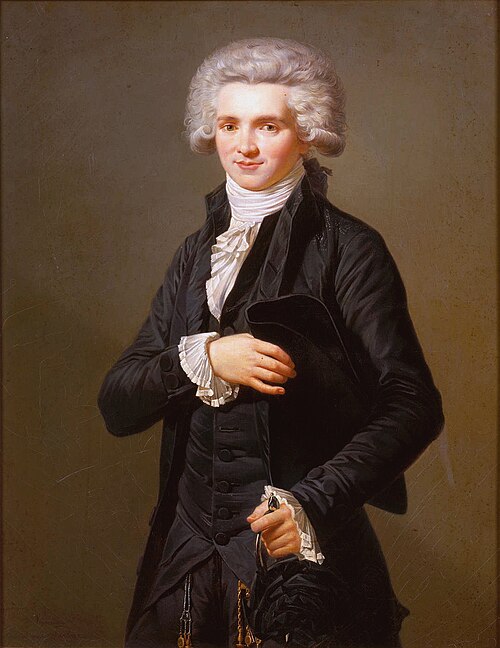 Portrait de Maximilien Robespierre en habit de député du Tiers Etat, , Pierre-Roch Vigneron