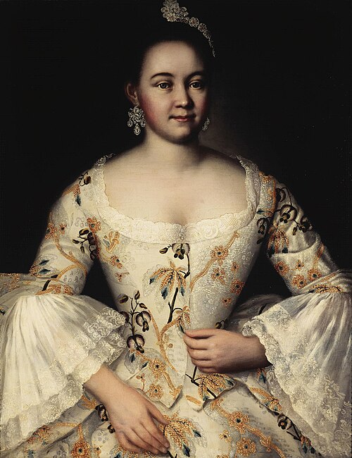 Portrait of S.S. Yakovleva, 1760, Ivan Vichniakov