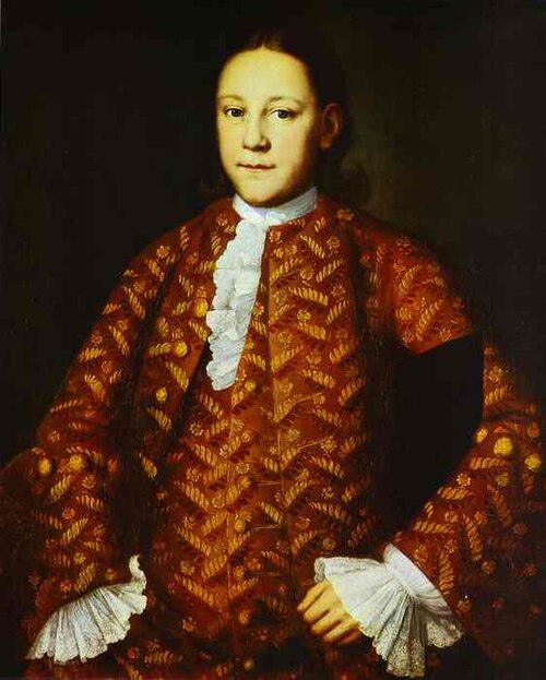 Portrait of Mikhail Yakovlev, 1756, Ivan Vichniakov