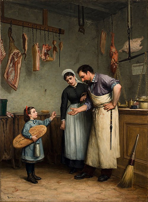 Something for the Cat, 1882, Adolf von Becker