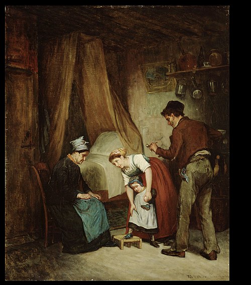 A French Cobbler, 1868, Adolf von Becker