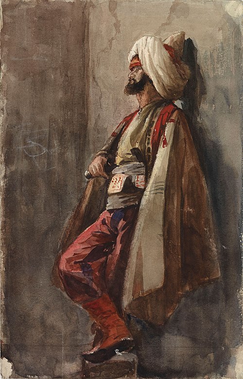 Mies itämaisessa puvussa, , Adolf von Becker