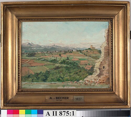 Landscape Study, 1898, Adolf von Becker