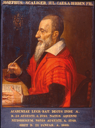 Portrait de Josephus Justus Scaliger (1540-1609), 1608, Jan Cornelisz. van 't Woudt
