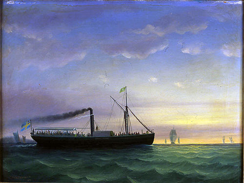 Passagerarångfartyget ESAIAS TEGNÉR, 1856, Per Wilhelm Cedergren