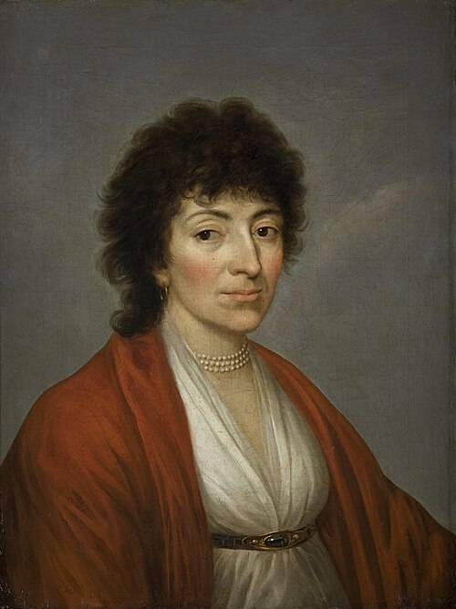 Portrait of Justyna Lanckorońska, 1801, Kazimierz Wojniakowski