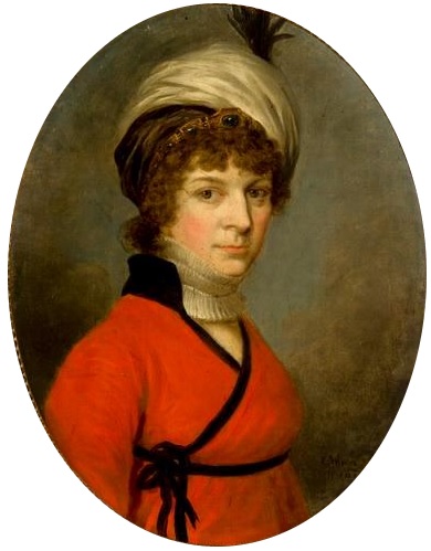 Portret damy, 1800, Kazimierz Wojniakowski