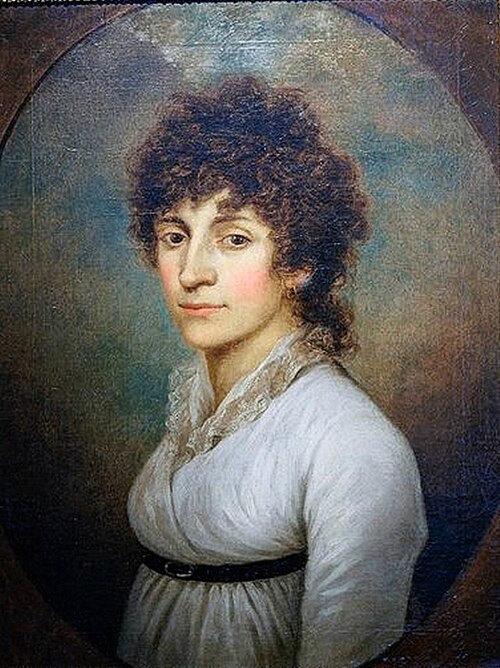 Portret kobiety (Kazimiery z Potockich Wilżyny? ), 1801, Kazimierz Wojniakowski