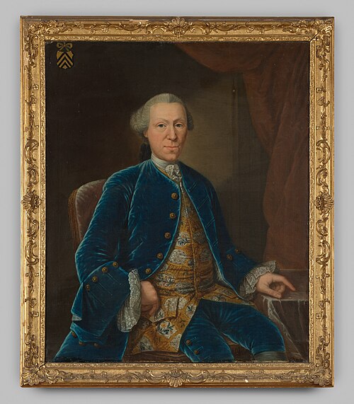 Portret van Coenraad Willem van Haersolte, 1762, Arnold Kaldenbach